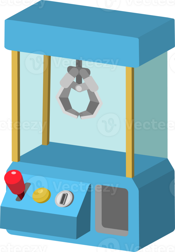 Isometric Claw Machine Graphic png