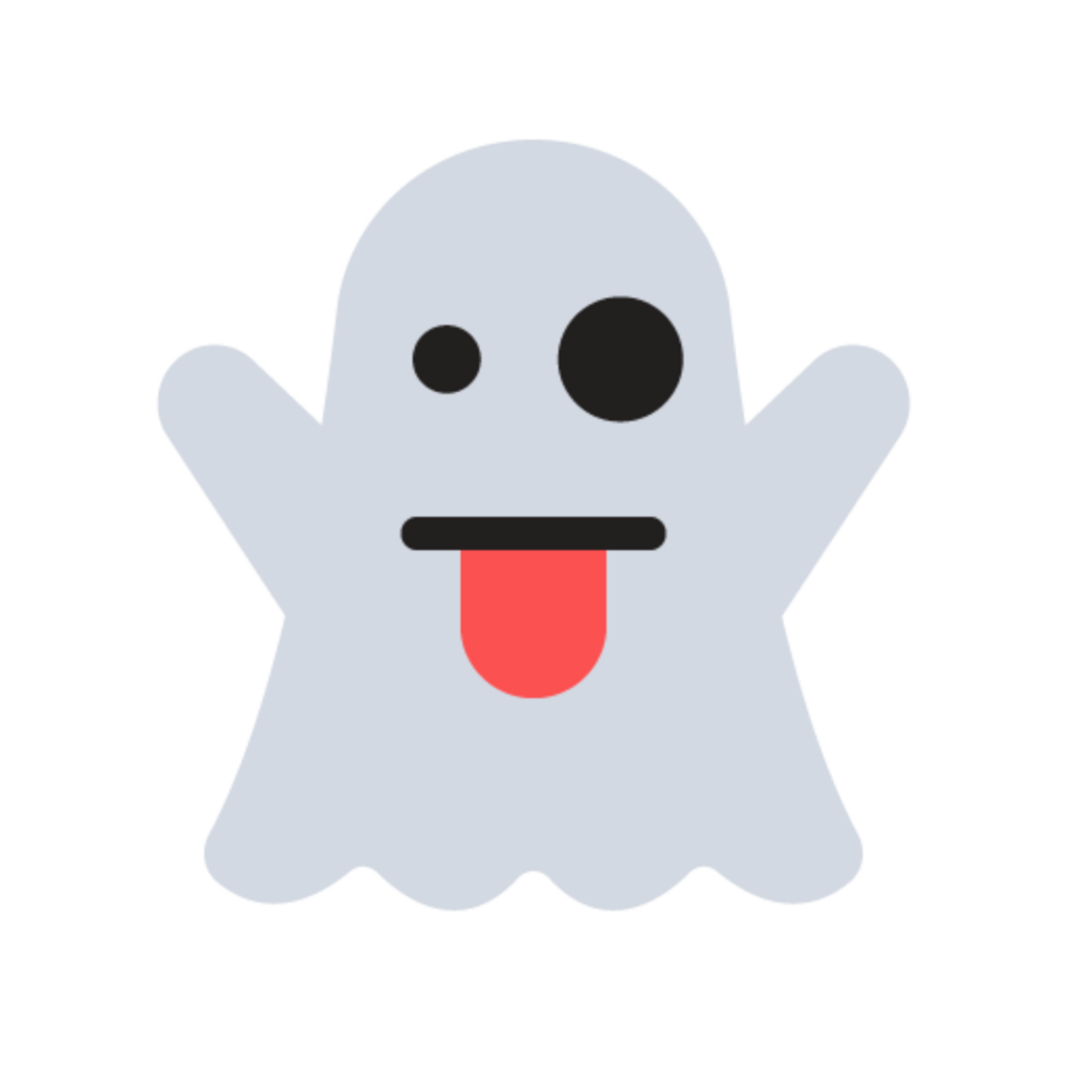 Ghost Emoji Icon in Color png