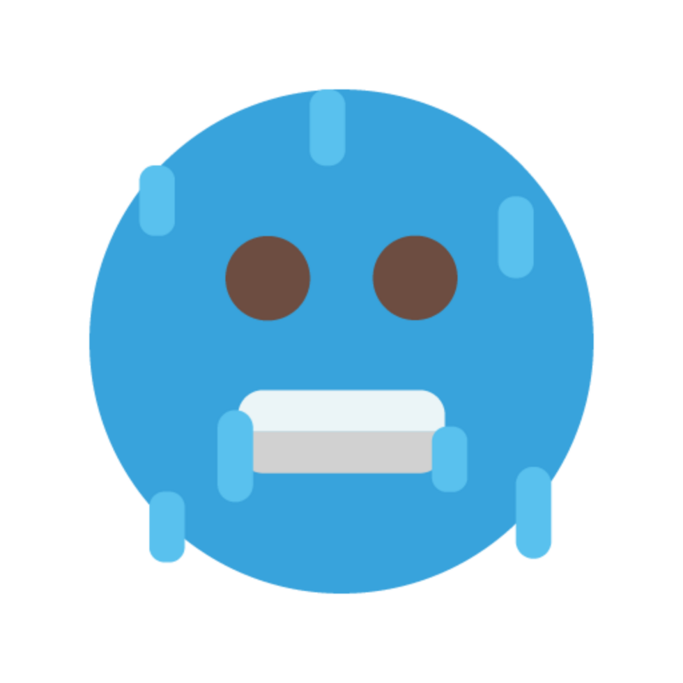 Cold Emoji Icon in Color png