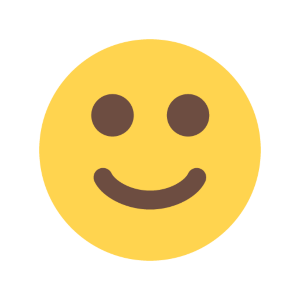 Smile Emoji Icon in Color png