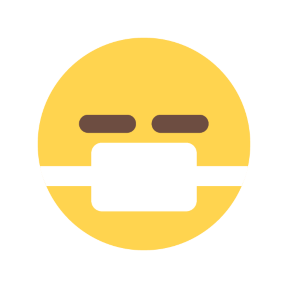 Sick Emoji Icon in Color png