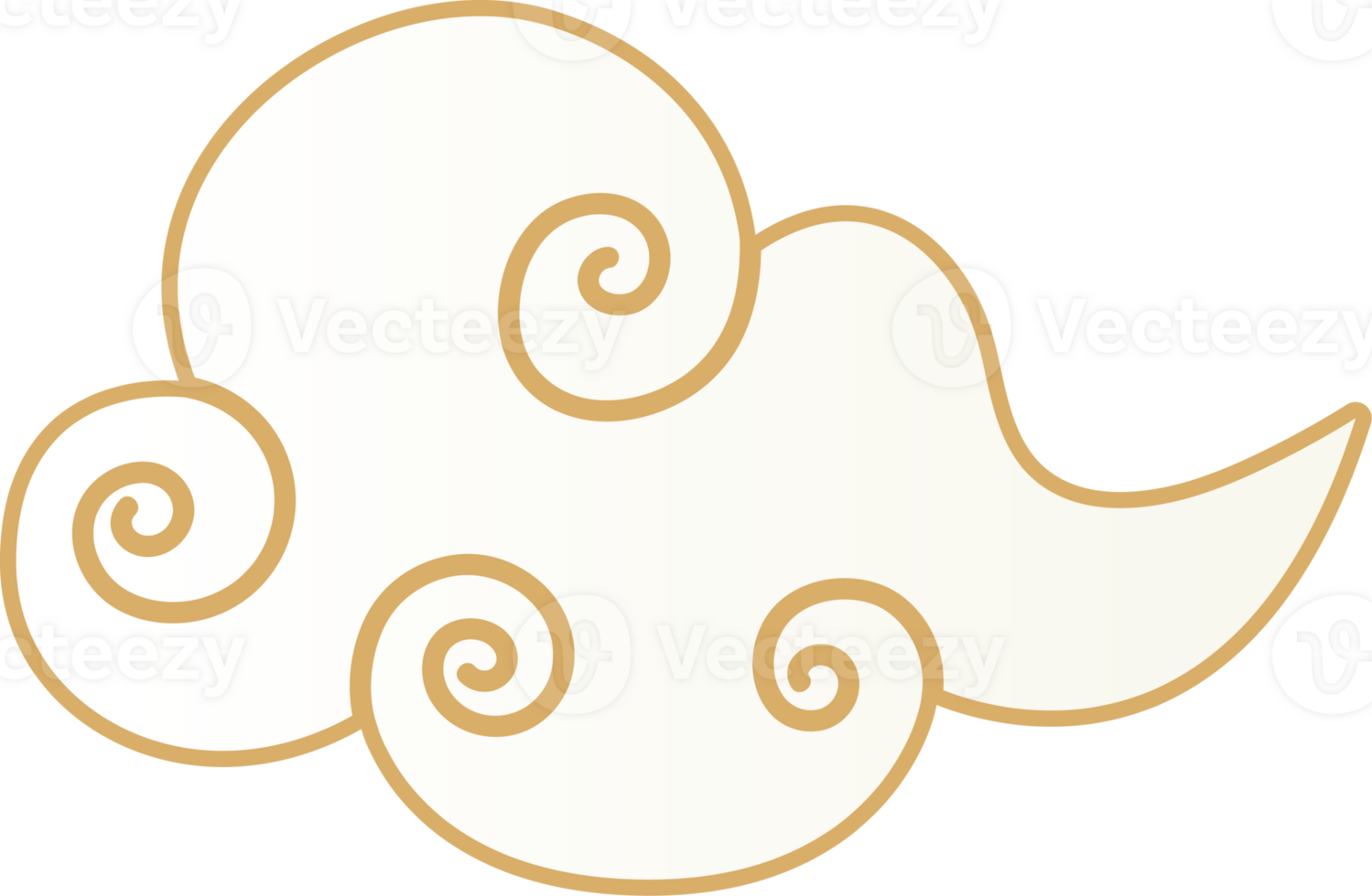 A traditional brown cloud png