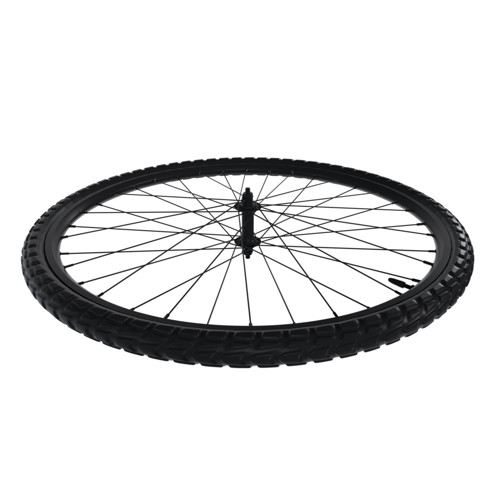 Bicycle wheel isolated on transparent background for design use png