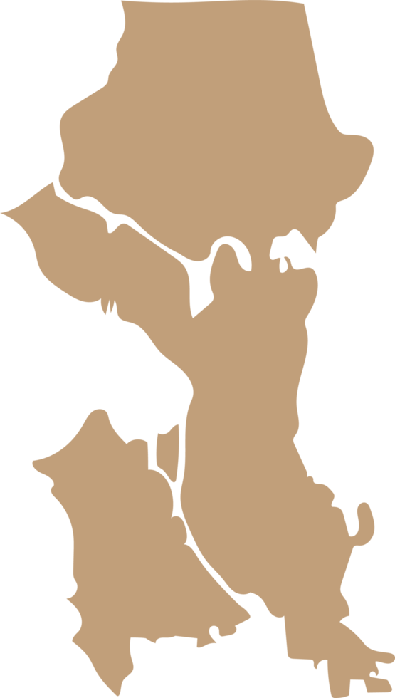 silhouette american city on seattle png