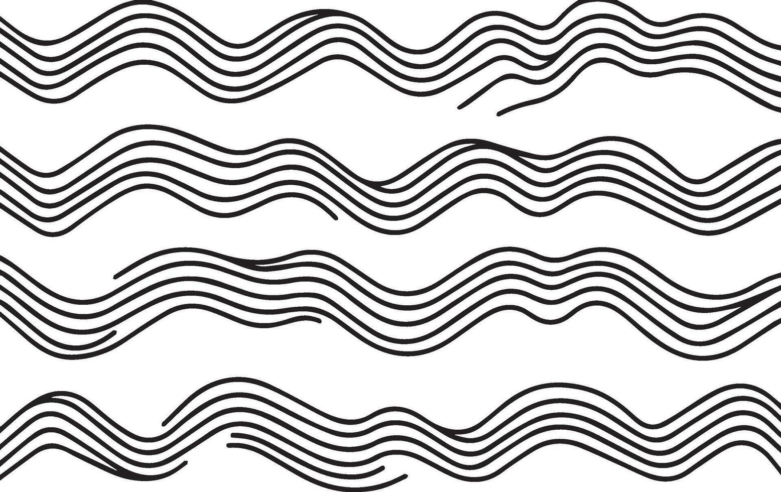 Water wave icon. Sea symbol. Ocean pattern signs. Liquid element symbols. Stream icons vector