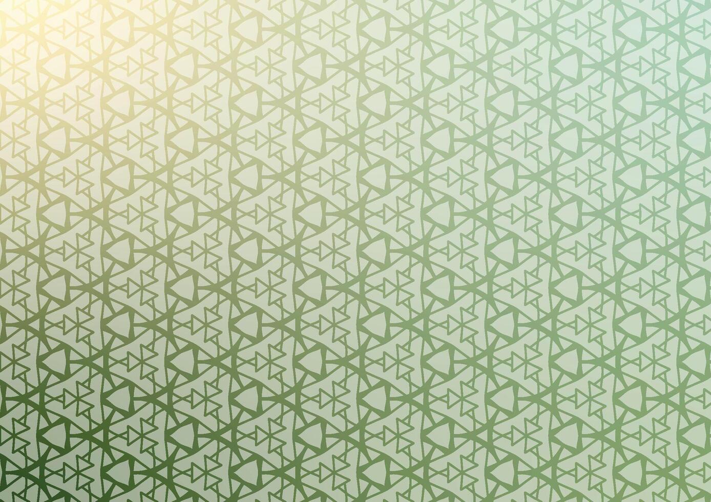 Model triangle pattern line gradient green background vector