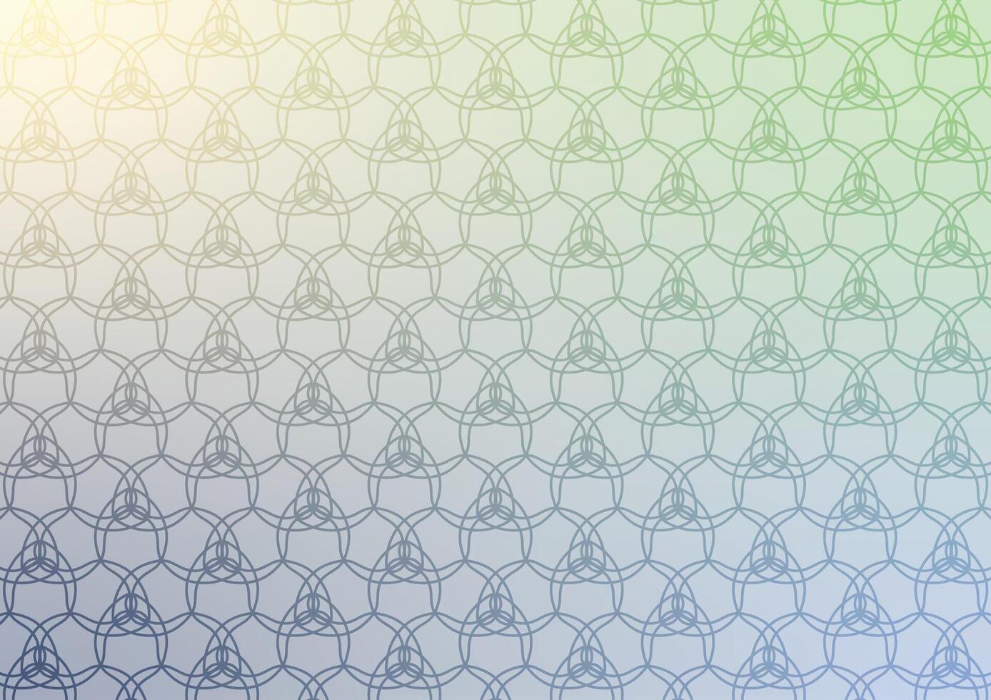 Soft circle line blue net pattern background vector