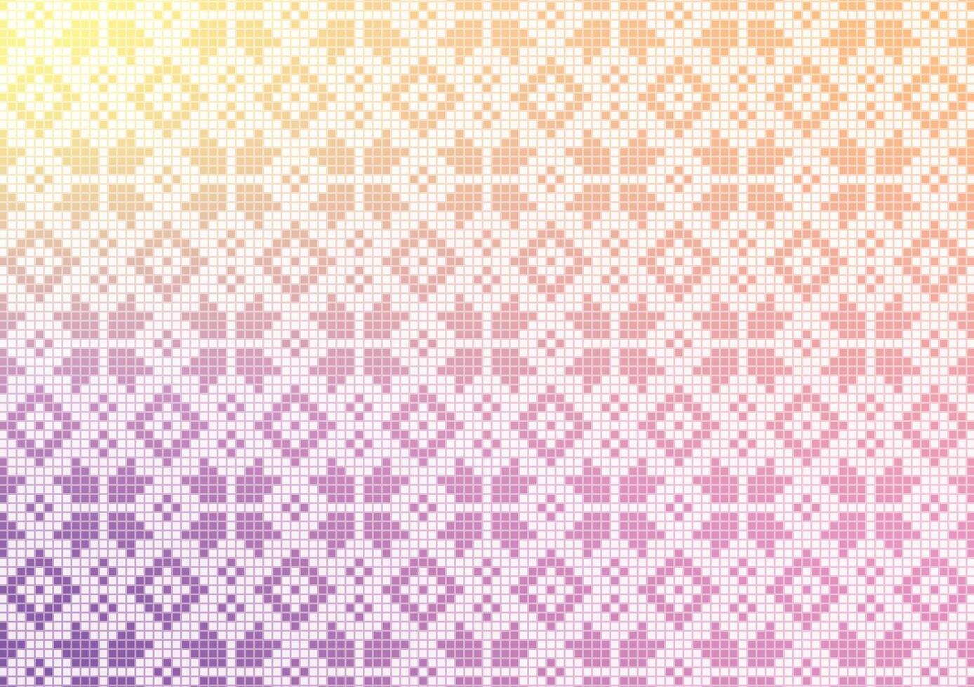 Yellow art purple tradition aztec line graphics background vector