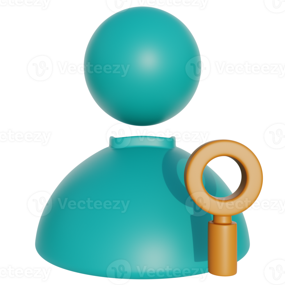 search account 3d icon png