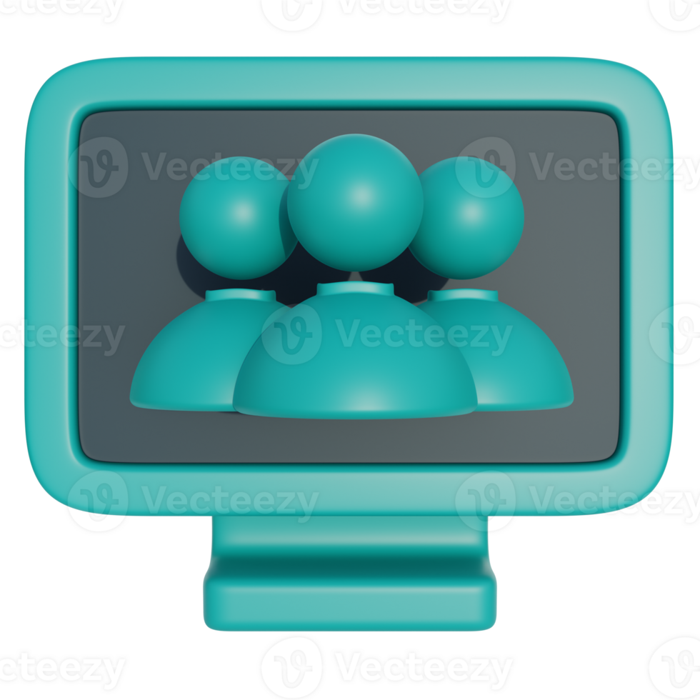 online group 3d icon png