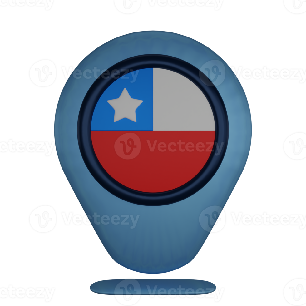 Country Location Map Chile png