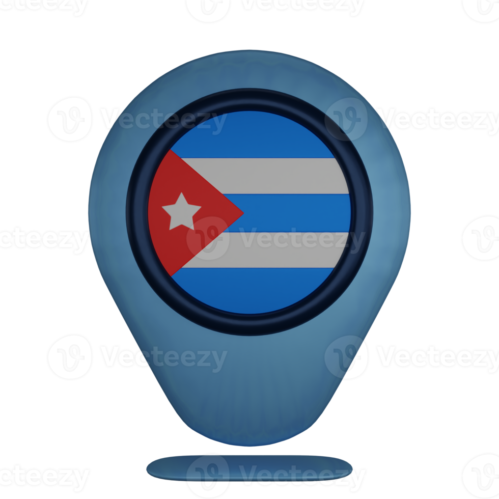 Country Location Map Cuba png