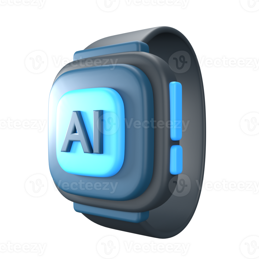 Ai watch 3D Illustration png