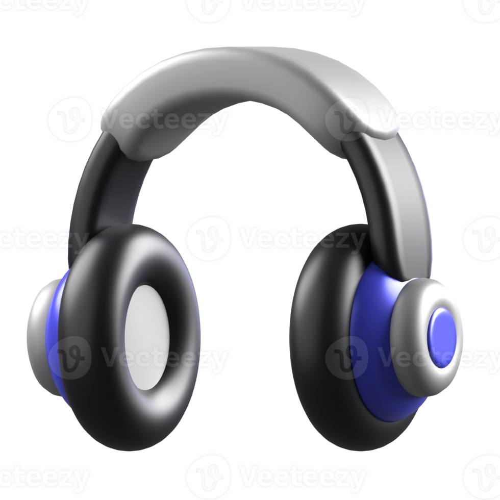 Headphone 3D Illustration png