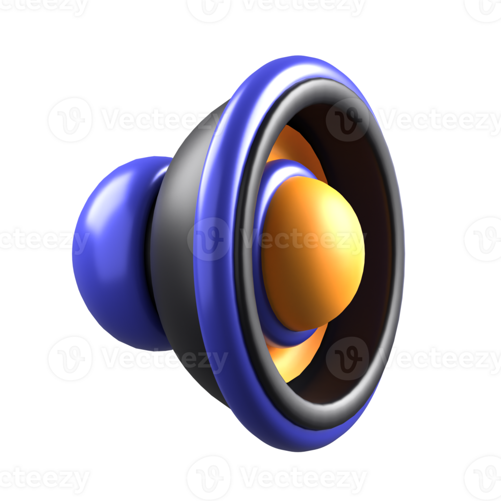Speaker 3D Illustration png