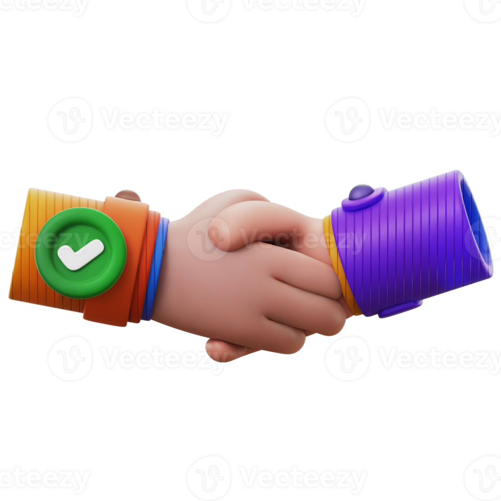 Business deal 3D Illustration png