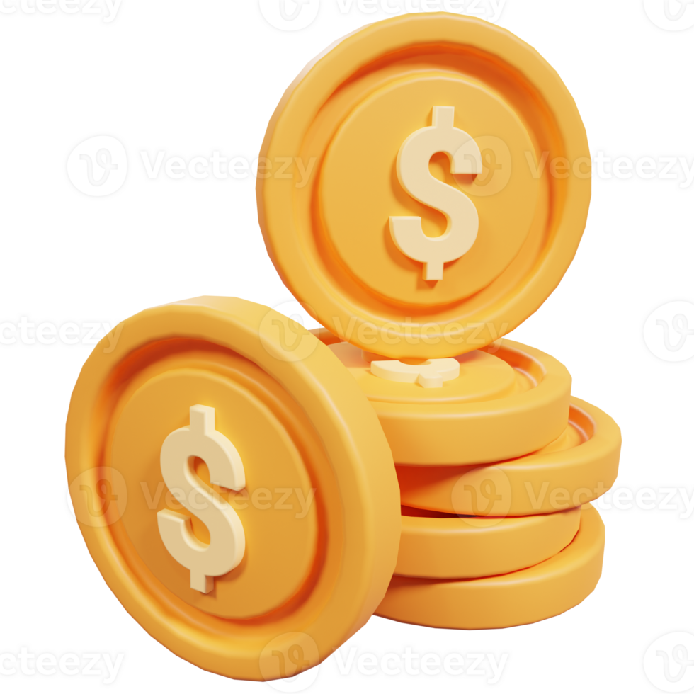 Coin 3D Illustration png