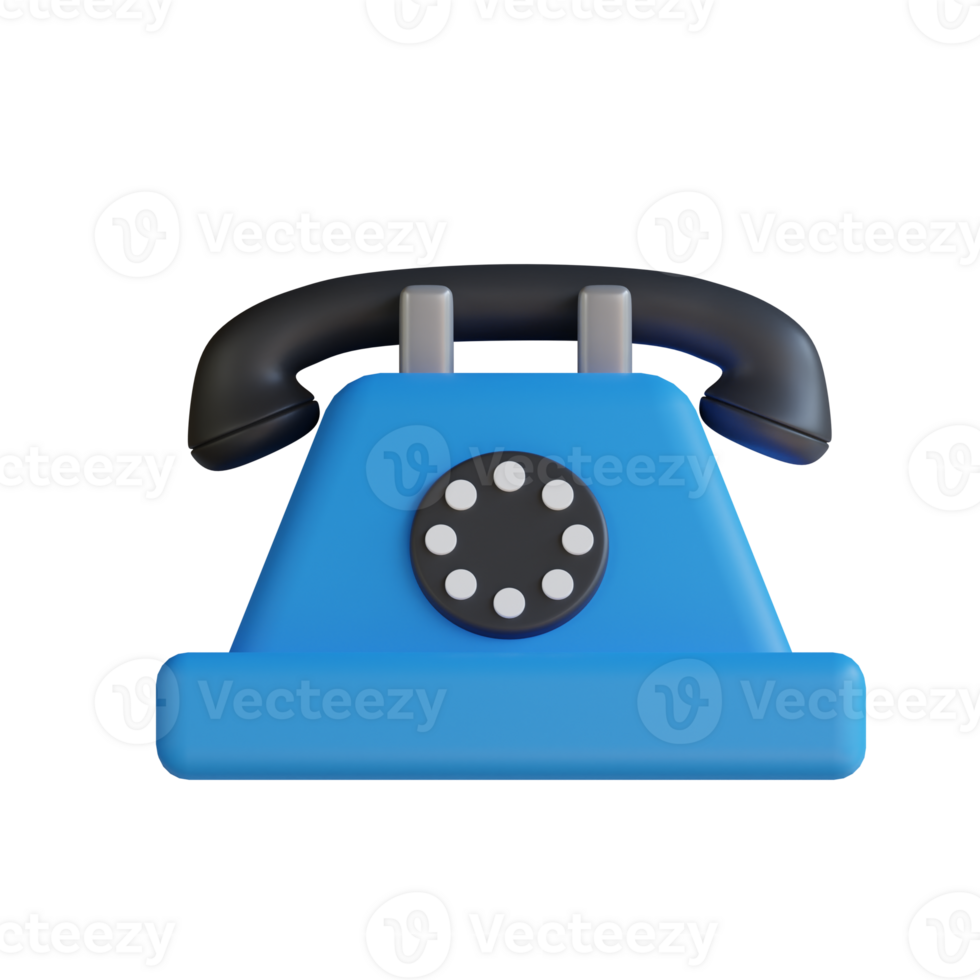 Telephone 3D Illustration png