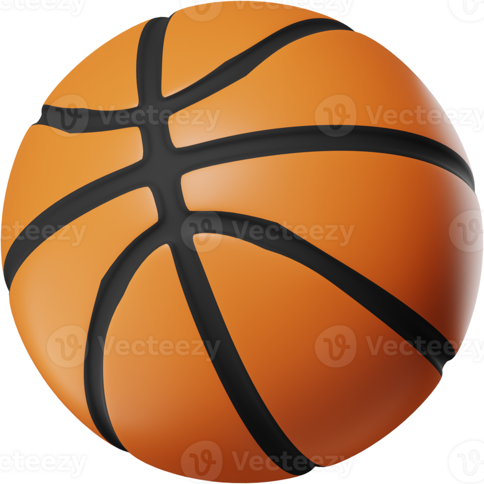 Basketball 3D Illustration png