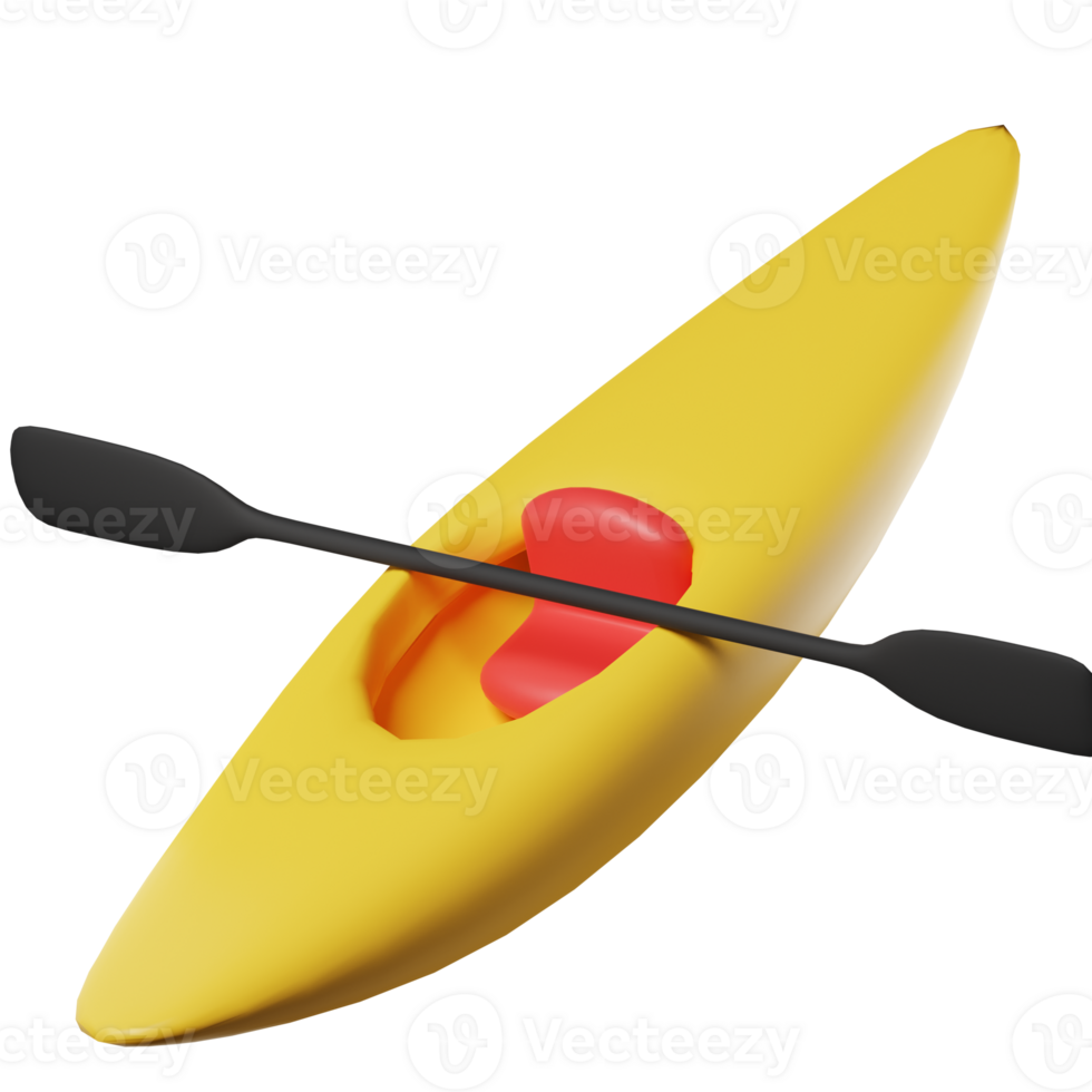 Kayak 3D Illustration png