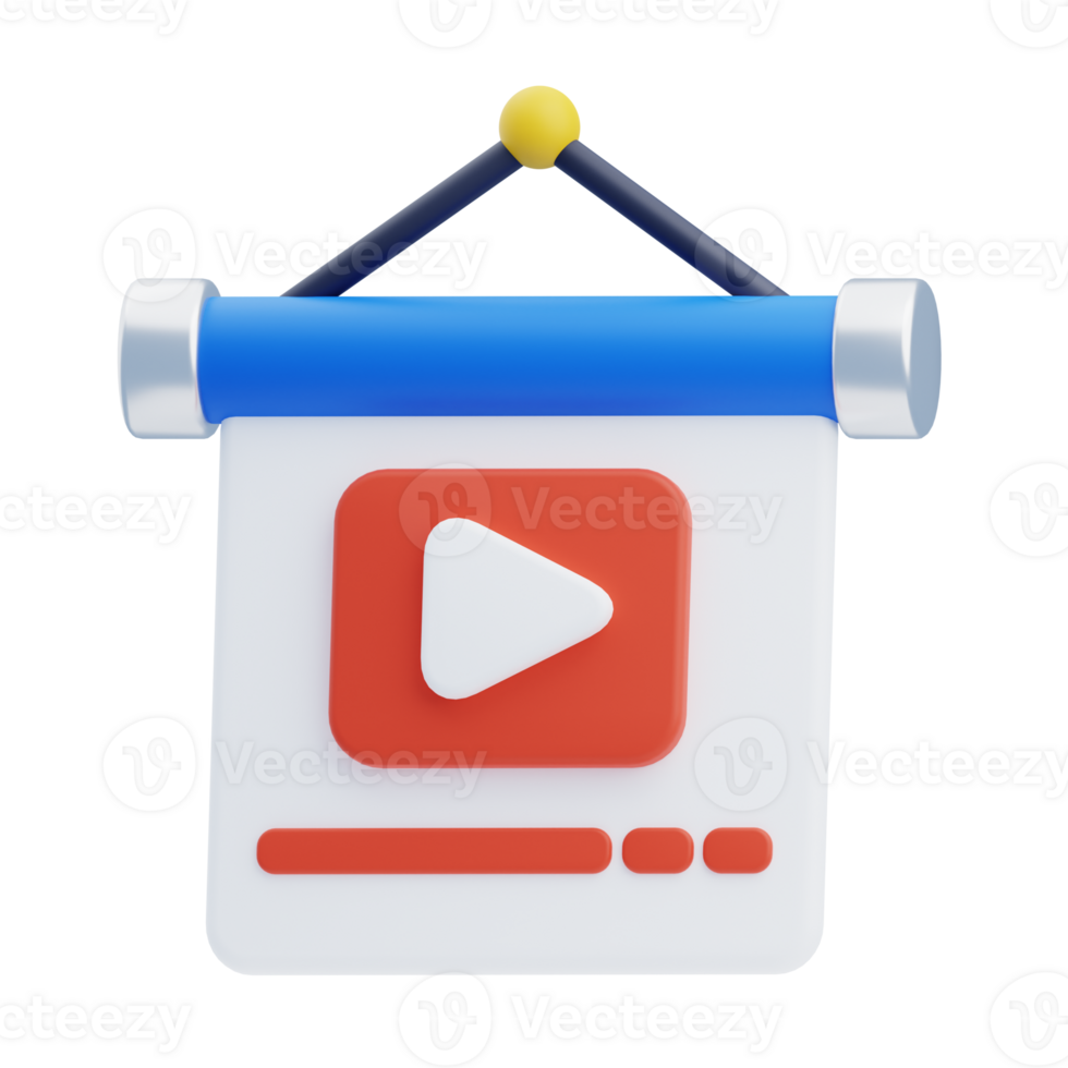 Presentation 3D Illustration png