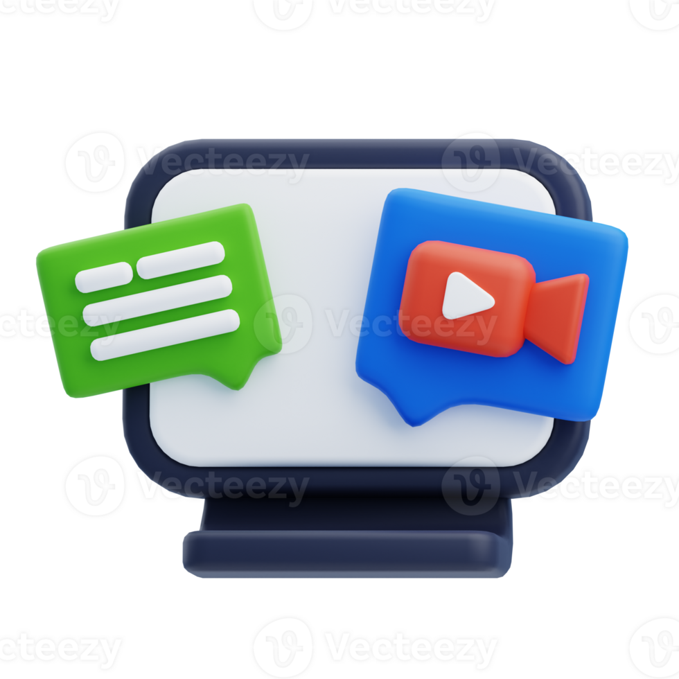 Webinar 3D Illustration png