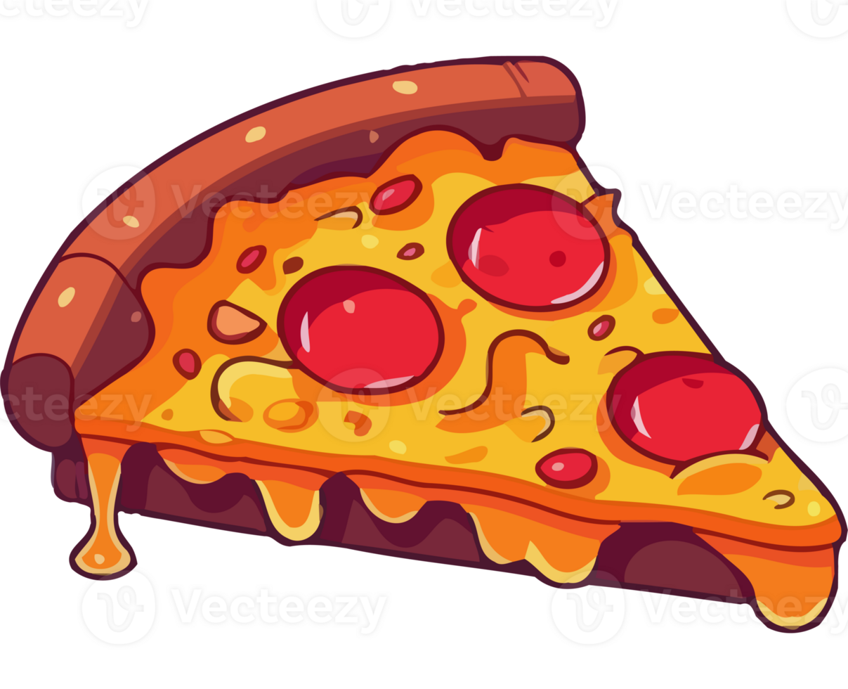 pepperoni pizza, baked to perfection in pizzeria isolated png
