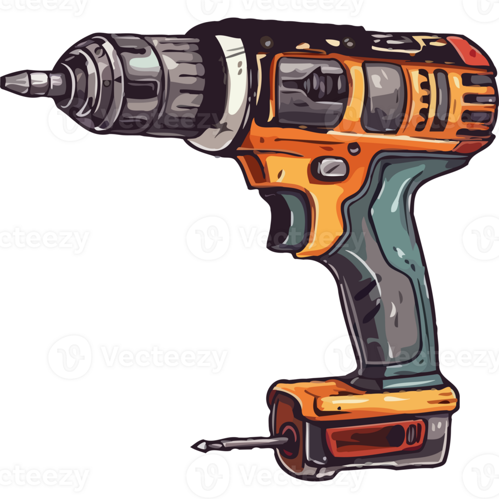 modern drill handle tool equipment icon isolated png