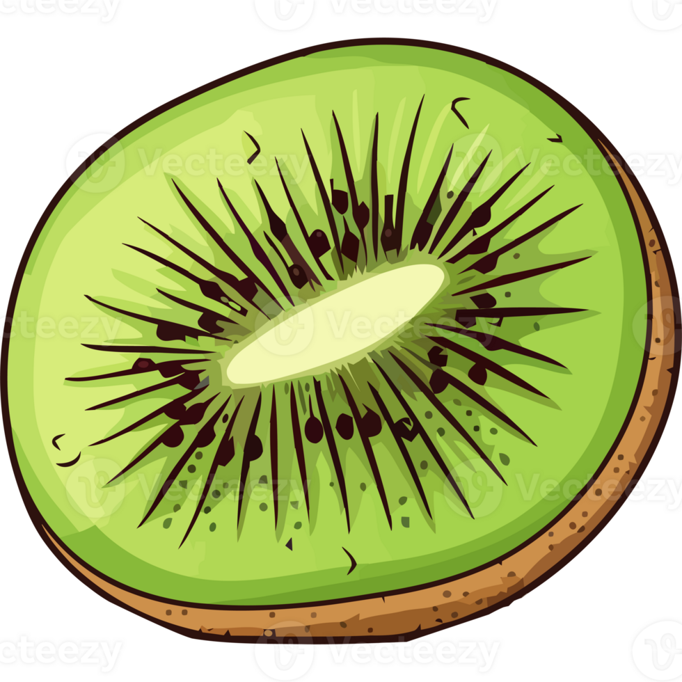 fresh kiwi fruit healthy icon png