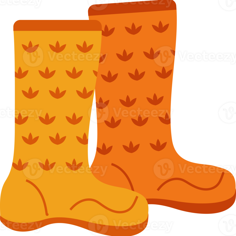 autumn boots design icon png