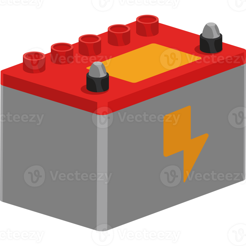 battery car electricity illustration isolated png