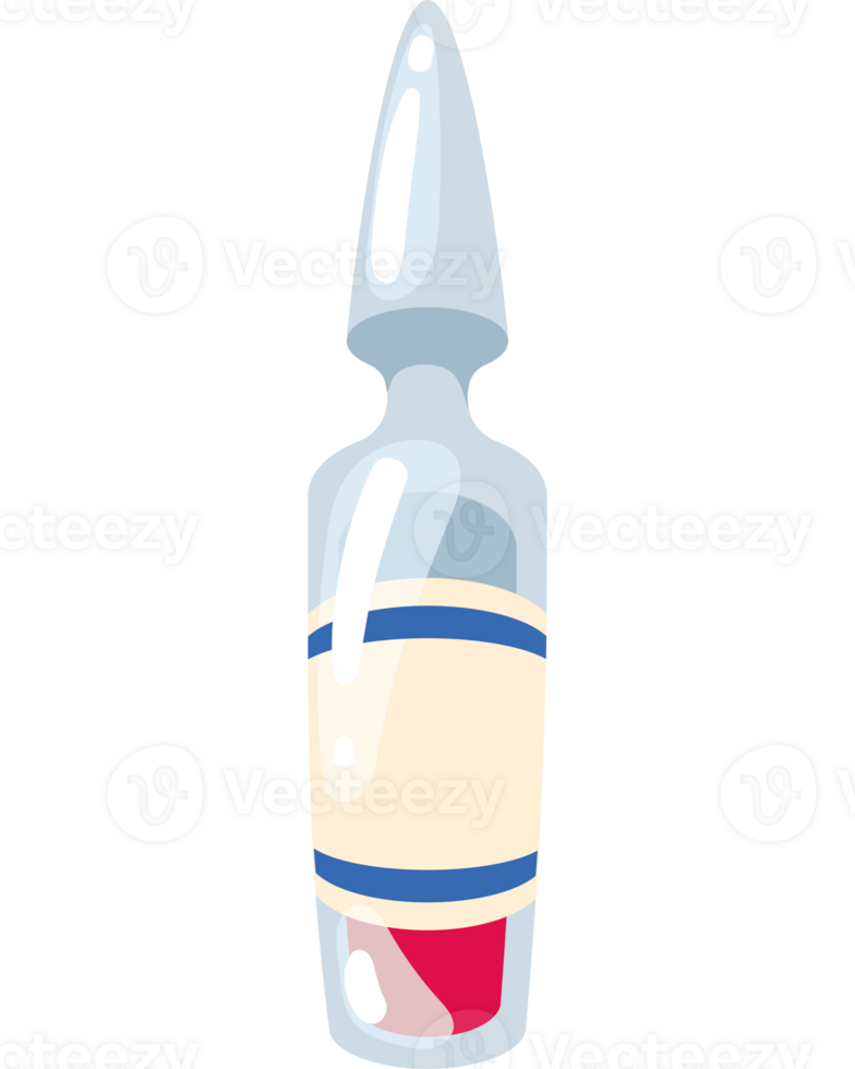 vaccine vial dose treatment isolated png