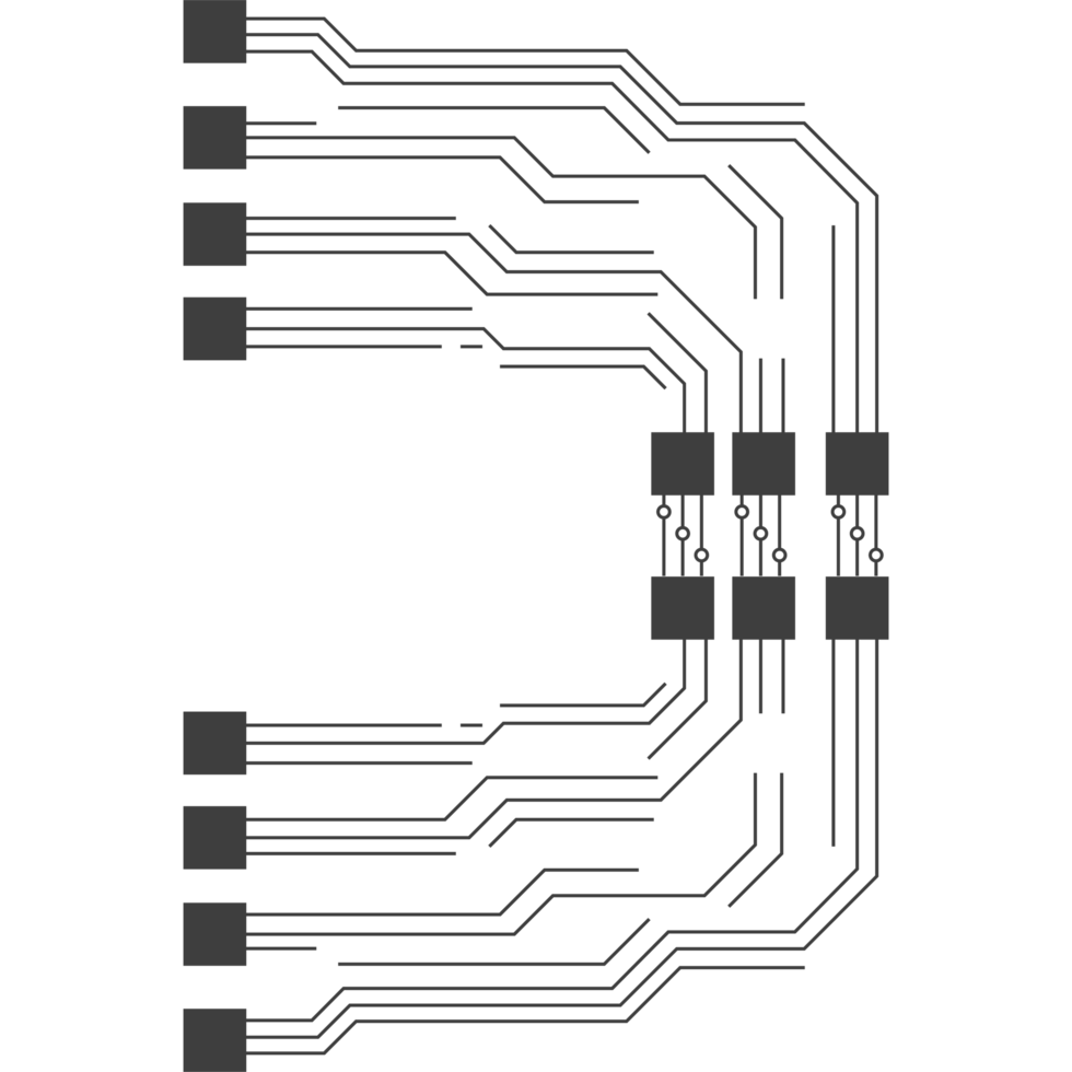 circuit electric design isolated png