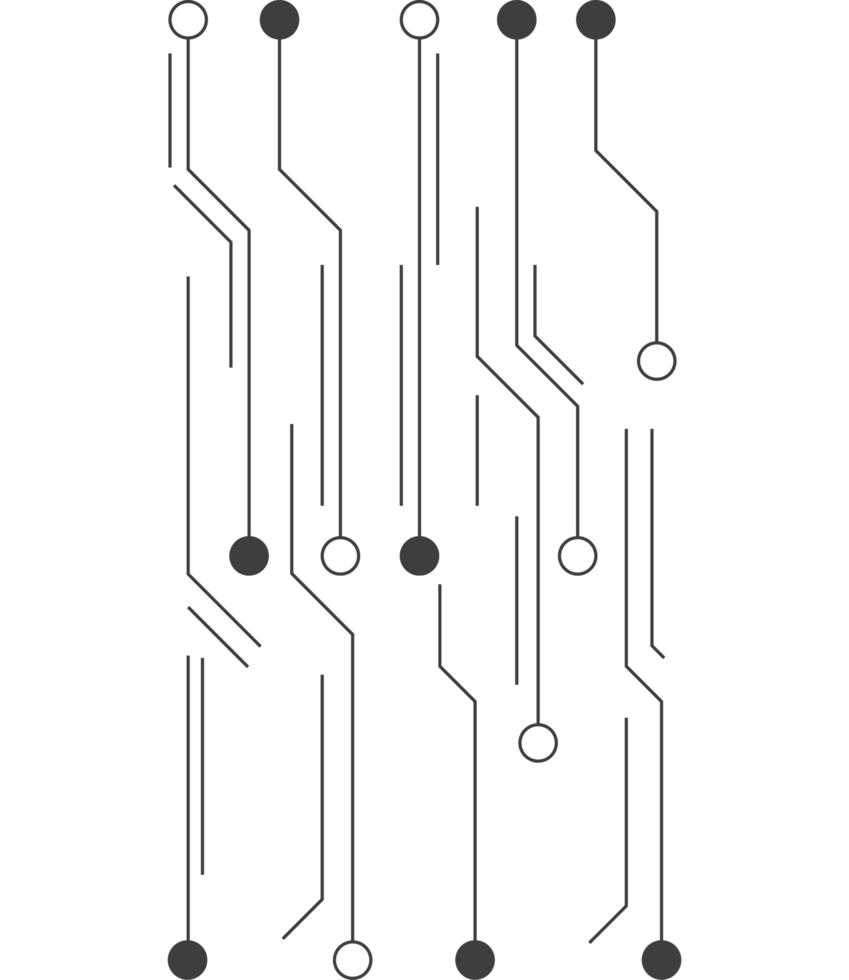 circuit electric ai tech isolated png