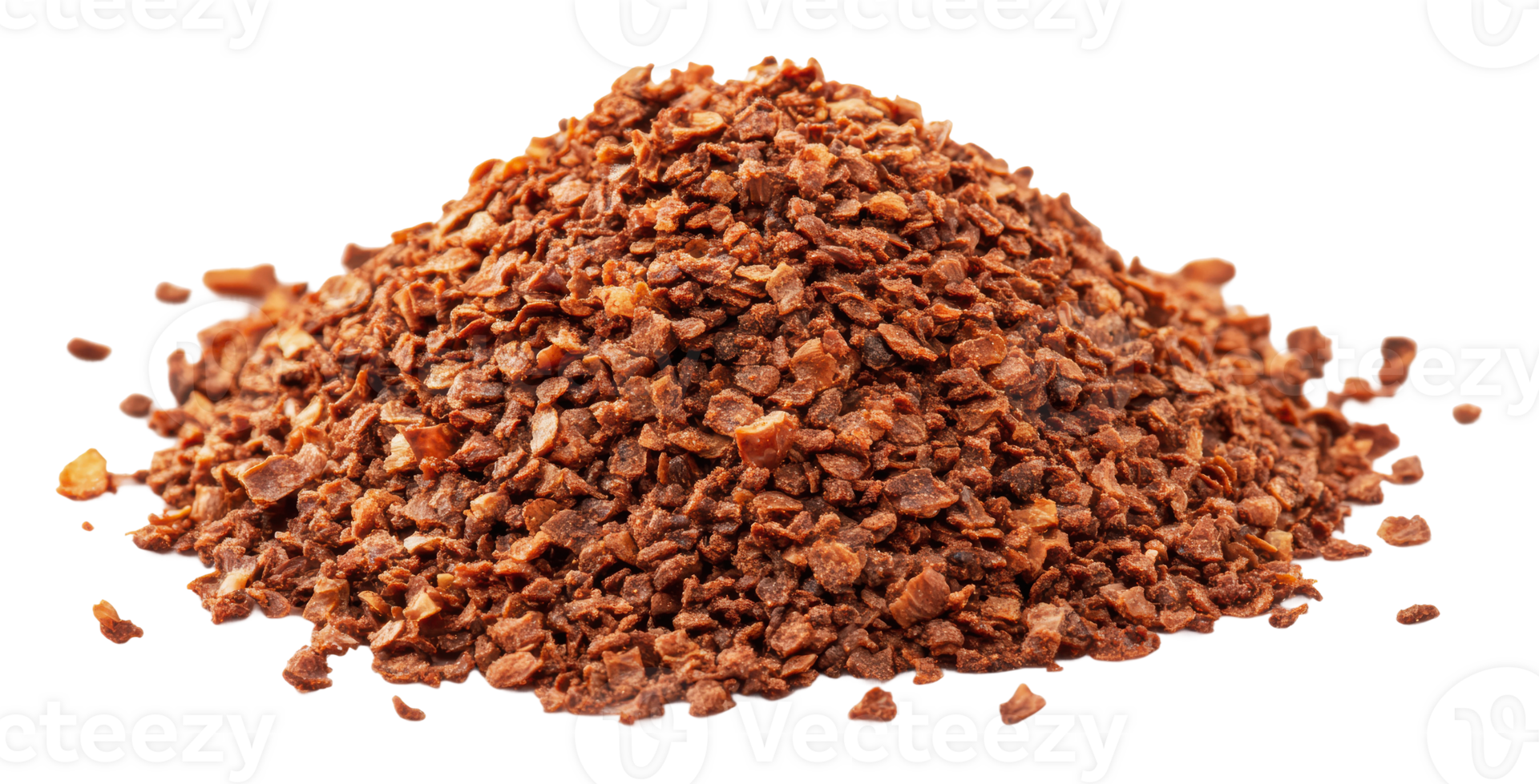 Ground spice blend on a white background png