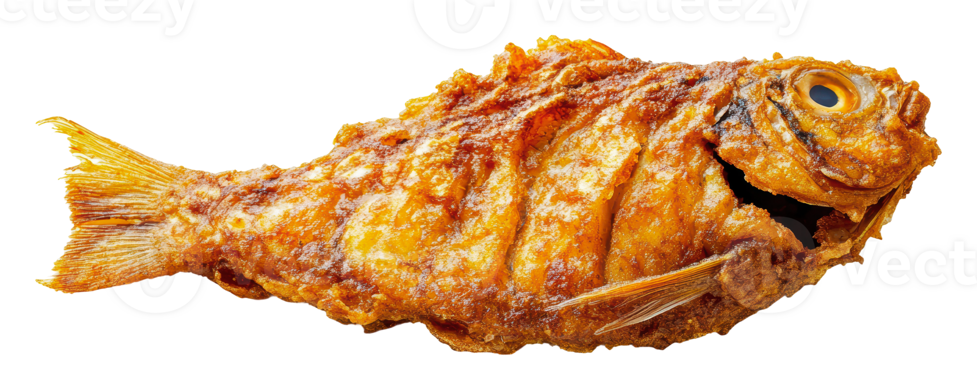 Crispy fried fish prepared for a local meal png