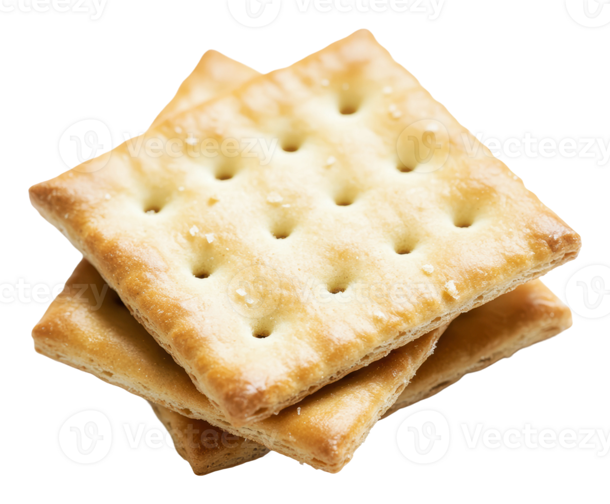 Savory crackers stacked on a clean surface png