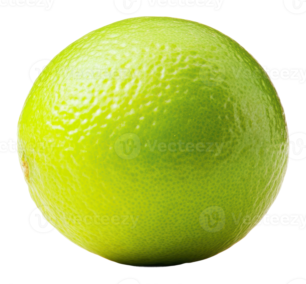 Fresh green lime on a white background png