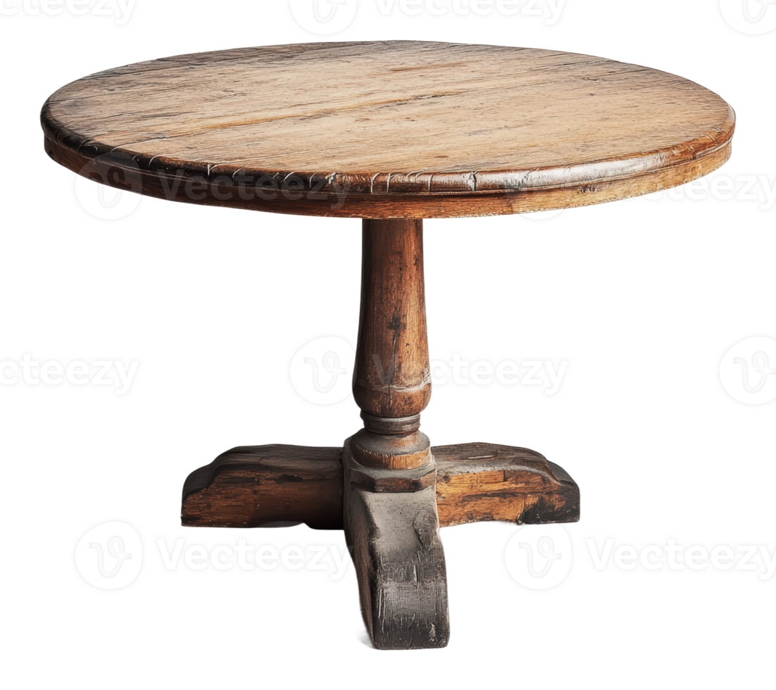 Unique rustic wooden table craftsmanship png