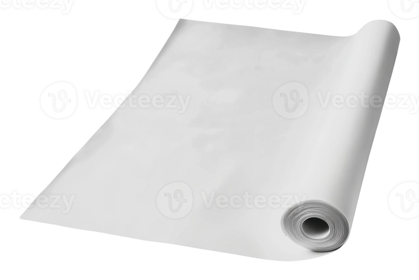 Big roll of white craft paper png