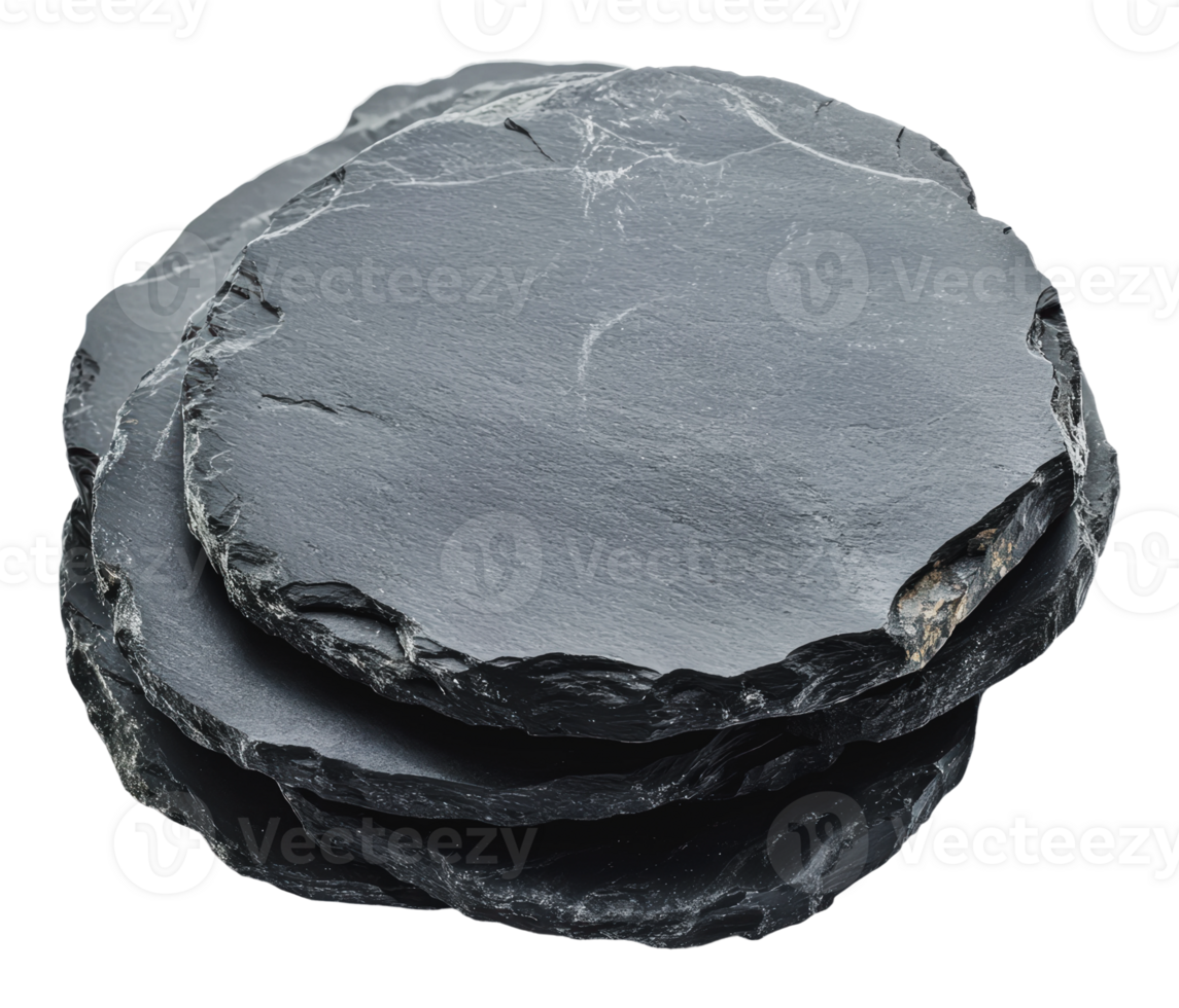 Natural slate coasters for modern table settings png