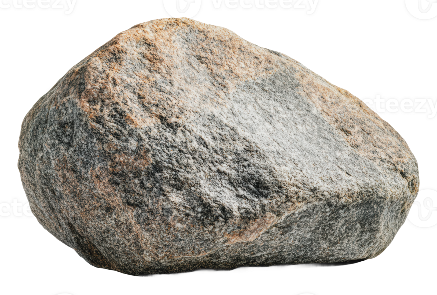 Large irregular rock with a rough texture png