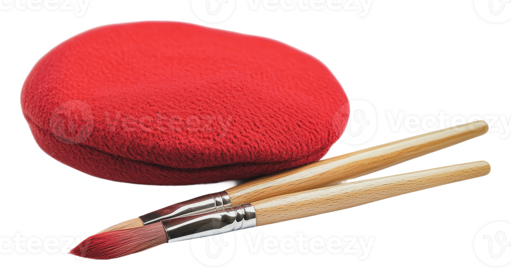 Creative tools on a white background for artists png