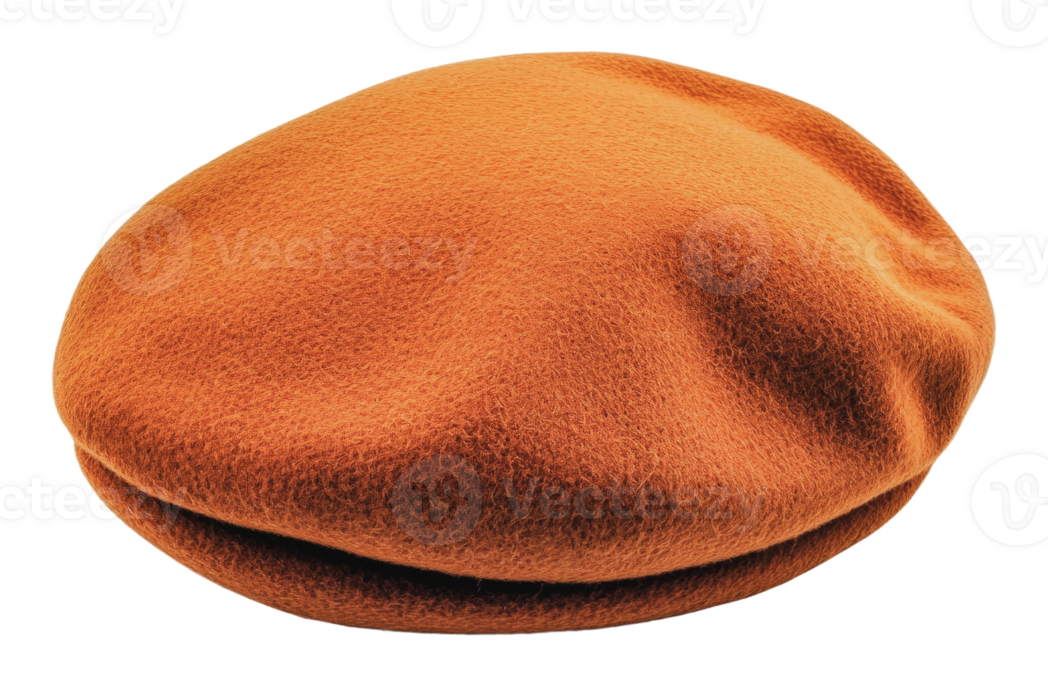 Stylish orange beret suitable for casual wear png