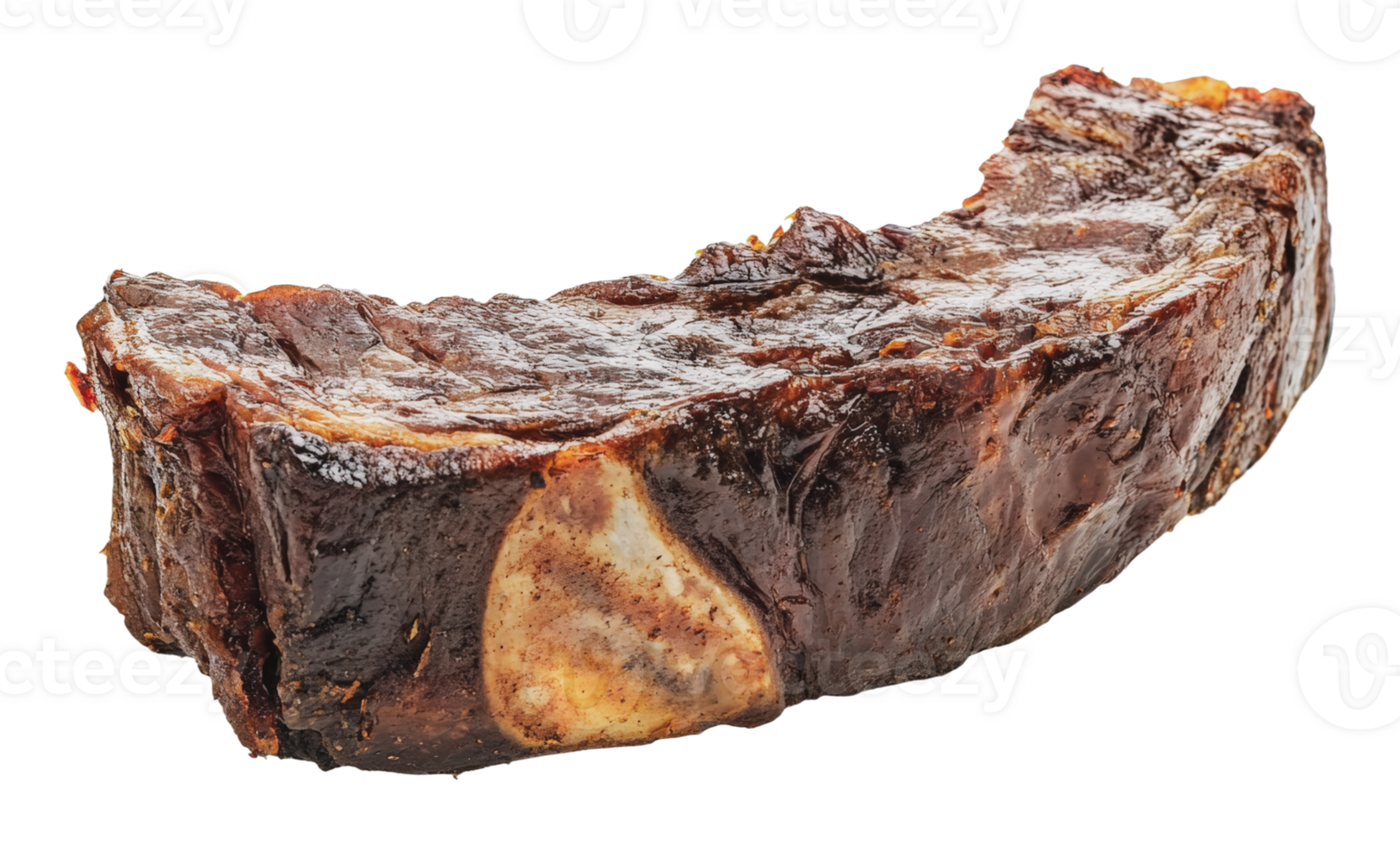 Juicy smoked beef brisket on a white background 53343178 PNG