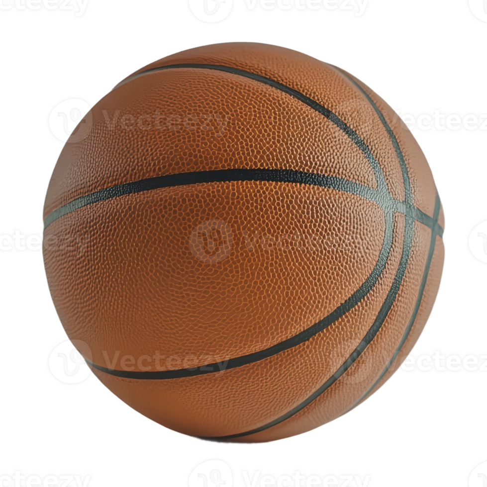 Basketball on a plain background ready for play png