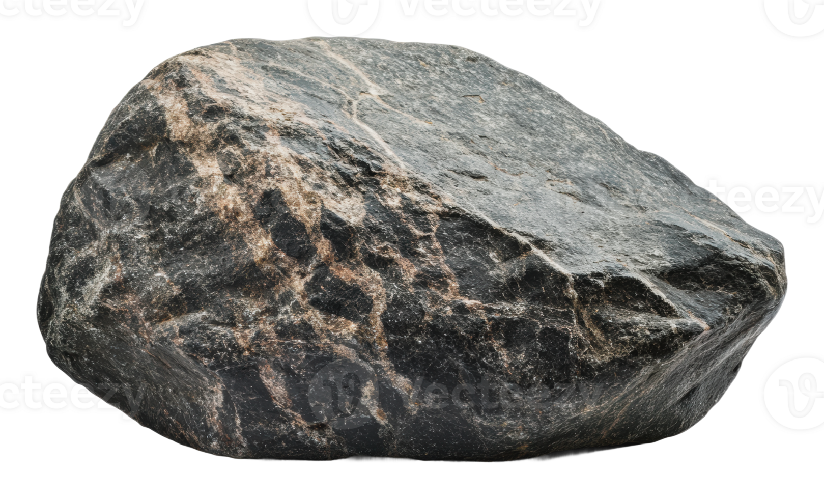 Distinctive large marked rock png