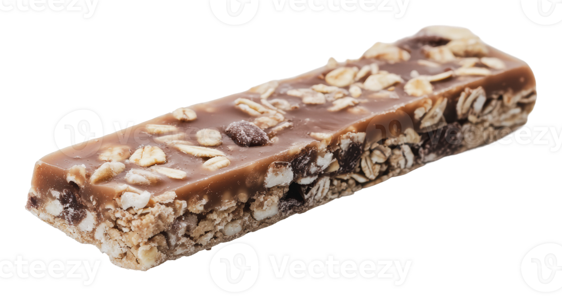 Oat and chocolate snack bar png