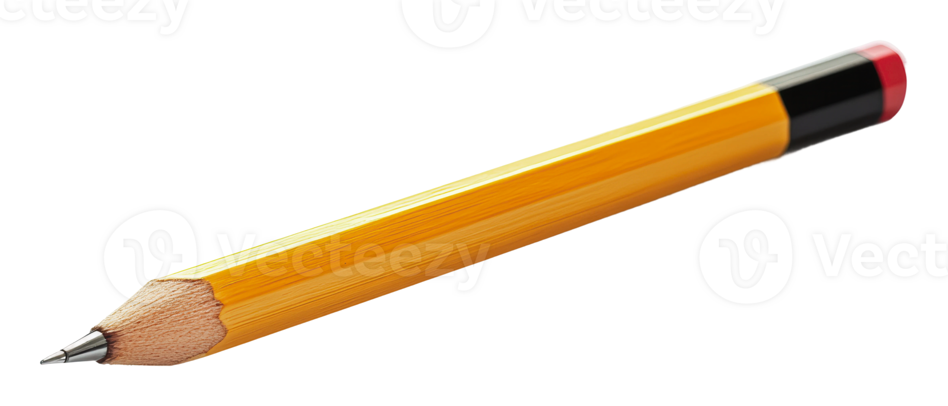 Colorful pencil lying on a white background png
