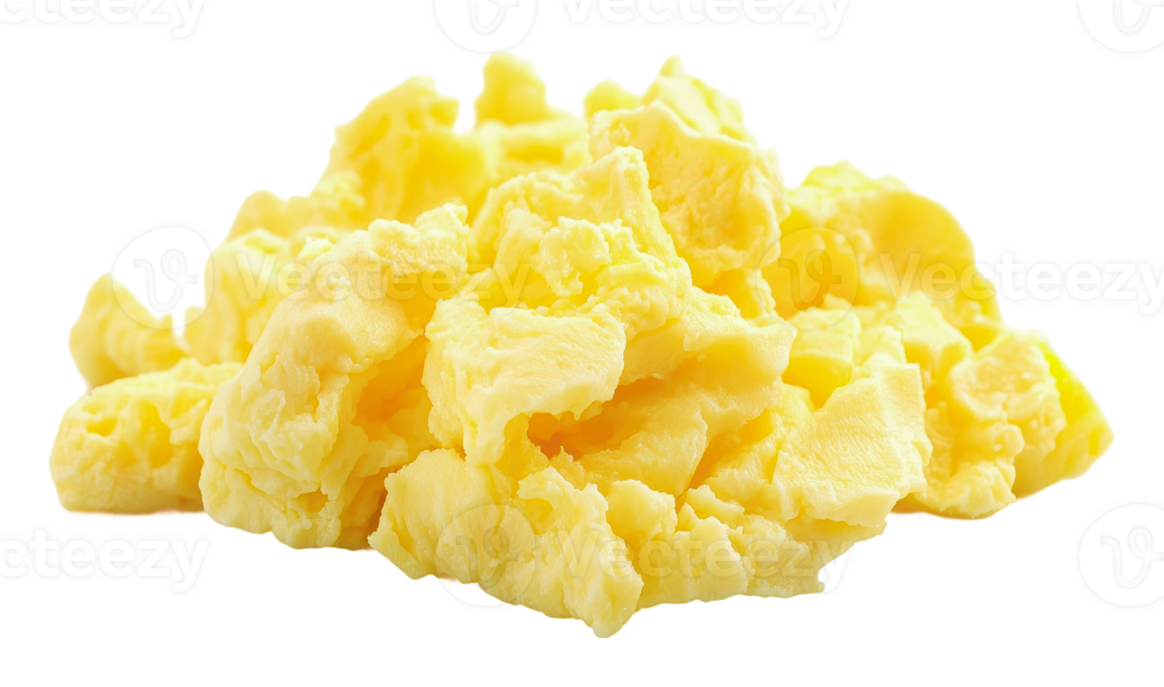 Scrambled eggs on a white background png